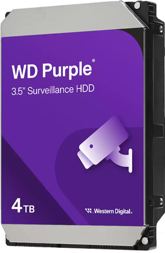 Western Digital Purple internal hard drive 4 TB 5400 RPM 128 MB 3.5" Serial ATA III