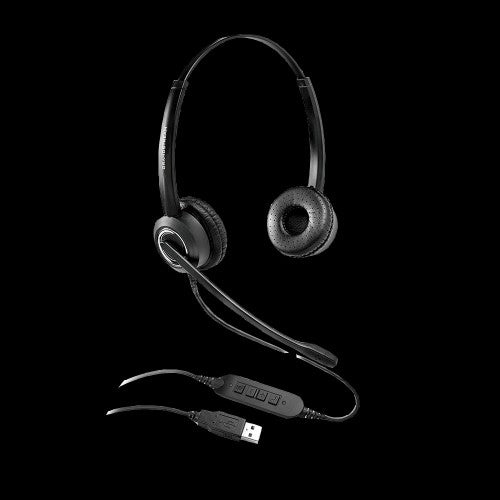 Grandstream Networks GUV3000 headphones/headset Wired Head-band Office/Call center Black