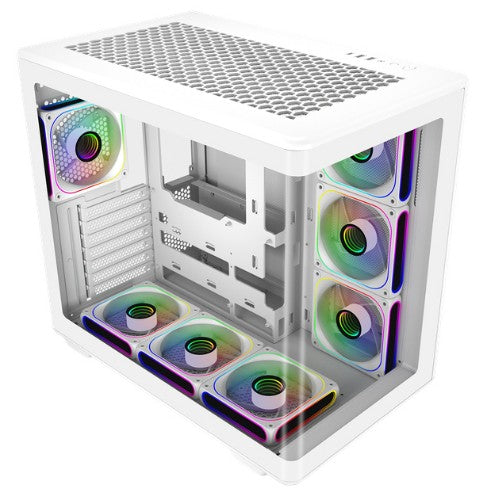 Cooler Master Elite 600 Midi Tower Transparent, White