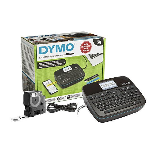 DYMO LabelManager Executive 640 CB Portable Label Printer | Compact Label Maker Machine with QWERTY Keyboard | Bluetooth & USB Connectivity | Compatible with D1 Standard & Durable Labels