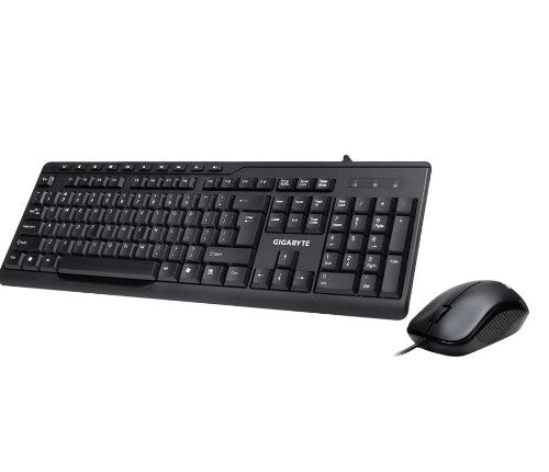 GIGABYTE KM6300 keyboard Mouse included USB Black