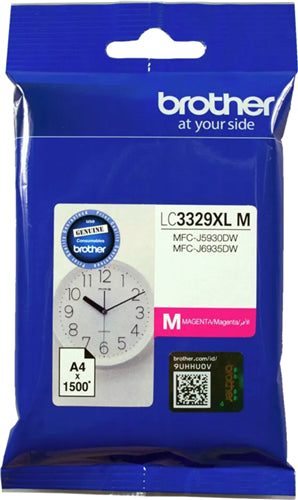 Brother LC3329XLM ink cartridge 1 pc(s) Original High (XL) Yield Magenta