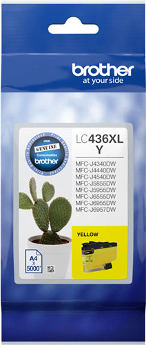 Brother LC436XLY ink cartridge 1 pc(s) Original Yellow