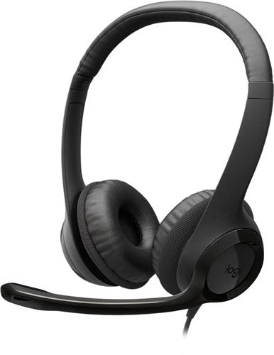 Logitech 981-000485 headphones/headset Wired Head-band Office/Call center Black