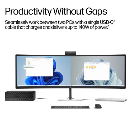 HP Series 5 Pro 49 inch DQHD Conferencing Monitor - 549pm