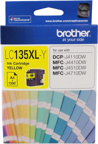 Brother LC135XLY ink cartridge 1 pc(s) Original Yellow