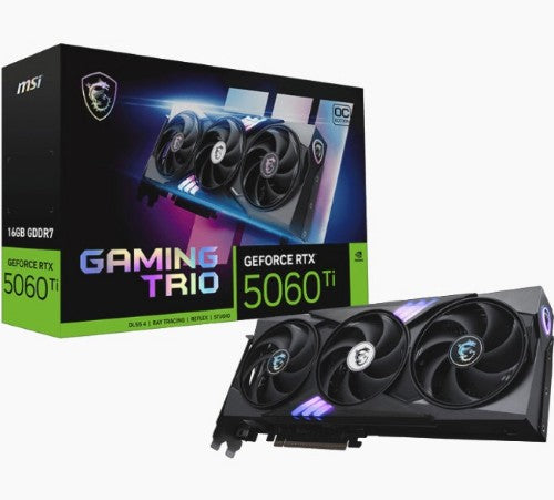 MSI GAMING GeForce RTX 5060 TI 16G TRIO OC NVIDIA 16 GB GDDR7