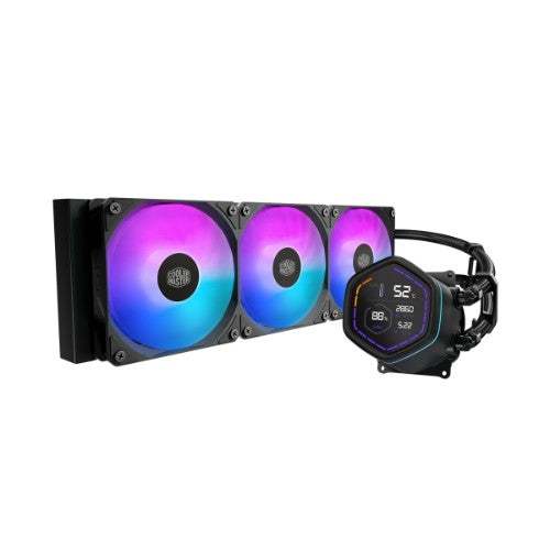 Cooler Master MasterLiquid Core Nex Digital Processor Liquid cooling kit 12 cm Black 1 pc(s)