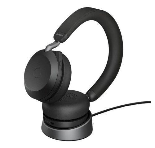 Jabra Evolve2 75 - USB-C UC with Desk Stand - Black