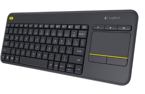 Logitech 920-007165 keyboard TV RF Wireless English Black