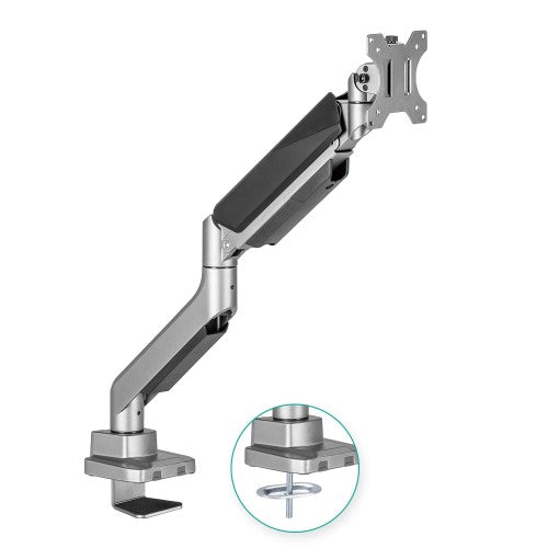 MBeat ACA-HMA-SGS01Y monitor mount / stand 124.5 cm (49") Grey, Metallic Desk