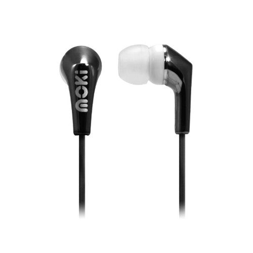 Moki Life Metallics Headphones Wired In-ear Music Black