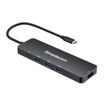 Simplecom CH545 laptop dock/port replicator Wired USB 3.2 Gen 1 (3.1 Gen 1) Type-C Black