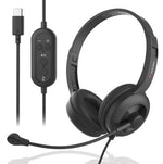 Verbatim Clarity Sound Headset Wired Head-band Calls/Music USB Type-C Black