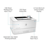 HP LaserJet Enterprise M406dn Black and white Printer, Ethernet Only; Duplex