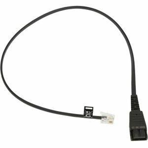 Jabra QD cord, straight, mod plug