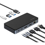 Comsol CMMP18 laptop dock/port replicator Wired USB 3.2 Gen 1 (3.1 Gen 1) Type-C Black, Grey
