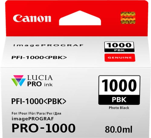 Canon PFI-1000PBK Photo Black Ink Cartridge