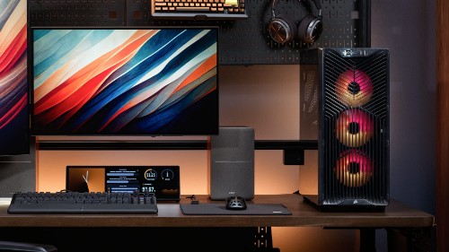 Corsair 3200D RS ARGB Mid-Tower PC Case - Smoke Midi Tower Black