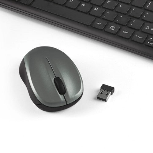 Verbatim Compact Wireless & Mouse- PCR keyboard Mouse included Universal RF Wireless QWERTY Black