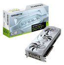 GIGABYTE GeForce RTX 5070 Ti EAGLE OC ICE SFF 16G Graphics Card - 16GB GDDR7, 256bit, PCI-E 5.0, 2542 MHz Core Clock, 3 x DP 2.1a, 1 x HDMI 2.1b, NVIDIA DLSS 4, GV-N507TEAGLEOC ICE-16GD