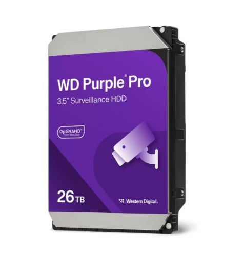 Western Digital Purple Pro WD240PURP internal hard drive 26 TB 7200 RPM 3.5" Serial ATA III