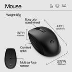 HP 650 Wireless Keyboard and Mouse Combo