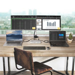 StarTech.com Dual-Laptop USB-C KVM Docking Station, Dual Monitor 4K 60Hz DisplayPort Dock, 5-Port USB Hub, GbE, 90W/45W Power Delivery to Two Laptops, Windows/Mac, 2-Host KVM Dock - TAA