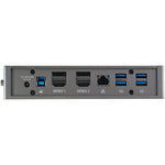 StarTech.com USB-C USB-A Dock - Hybrid Universal USB 3.0 Docking Station for USB-C or USB-A Laptop - Dual Monitor 4K 60Hz HDMI/DisplayPort - 6x USB-A, GbE - USB 5Gbps - Windows/Mac