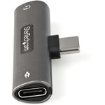 StarTech.com USB C Audio & Charge Adapter - USB-C Audio Adapter w/ 3.5mm TRRS Headphone/Headset Jack and 60W USB Type-C Power Delivery Pass-through Charger - For USB-C Phone/Tablet/Laptop