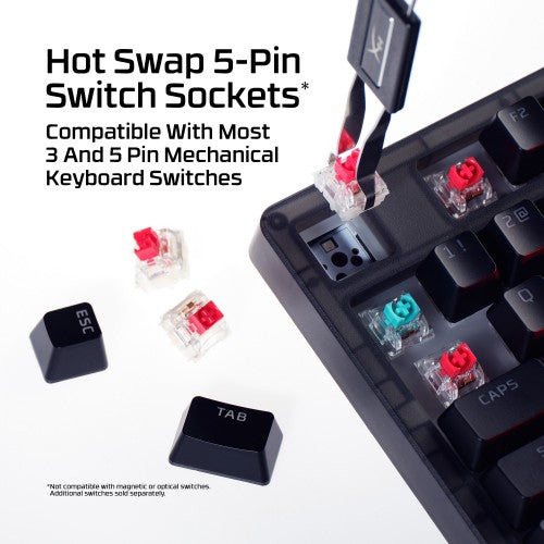 HyperX Origins 2 1800 keyboard Gaming USB Black