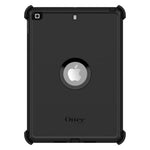 OtterBox Defender Case for iPad 7th/8th/9th gen, Shockproof, Ultra-Rugged Protective Case with built in Screen Protector, 2x Tested to Military Standard, Black,, No retail packaging