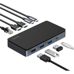 Comsol CMMP18 laptop dock/port replicator Wired USB 3.2 Gen 1 (3.1 Gen 1) Type-C Black, Grey
