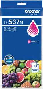 Brother LC537M ink cartridge 1 pc(s) Original Ultra High Yield Magenta