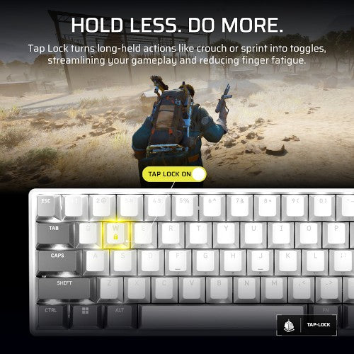 Corsair CLIPPER PRO MINI 60 keyboard Gaming USB QWERTY US English White