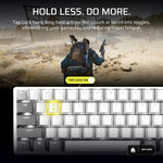Corsair CLIPPER PRO MINI 60 keyboard Gaming USB QWERTY US English White