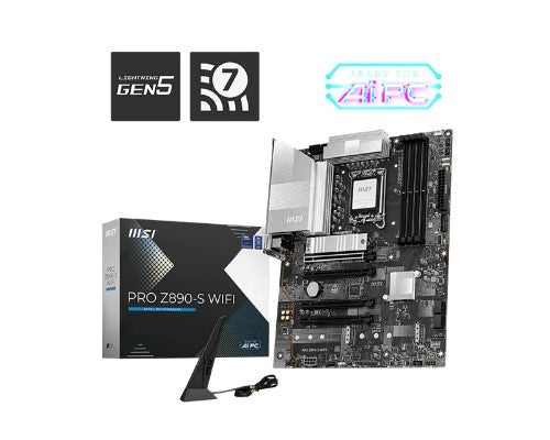 MSI PRO Z890-S WIFI motherboard Intel Z890 LGA 1851 (Socket V1) ATX