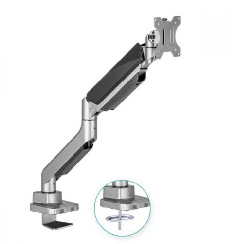 MBeat ACA-HMA-SGS01Y monitor mount / stand 124.5 cm (49") Grey, Metallic Desk