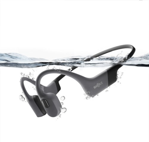 SHOKZ OpenSwim Pro Headset Wireless Neck-band Sports Bluetooth Grey