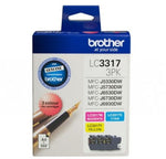 Brother LC33173PK ink cartridge 3 pc(s) Original Cyan, Magenta, Yellow
