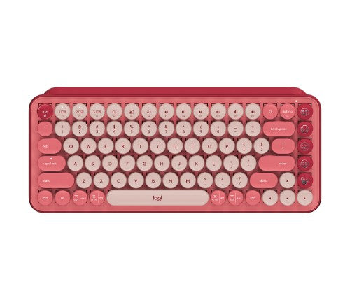 Logitech 920-010579 keyboard Universal Bluetooth English Burgundy, Pink, Rose