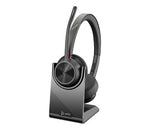 HP Poly Voyager 4320 Microsoft Teams Certified Headset +BT700 dongle +Charging Stand
