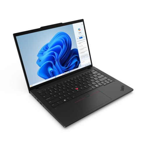 Lenovo ThinkPad T14 Gen 5 (Intel) Intel Core Ultra 7 155U Laptop 35.6 cm (14") Touchscreen WUXGA 32 GB DDR5-SDRAM 1 TB SSD Wi-Fi 6E (802.11ax) Windows 11 Pro English Black