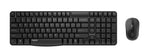Rapoo X1800S keyboard Mouse included Universal RF Wireless QWERTY English Black
