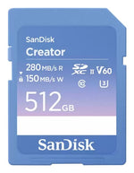 SanDisk Creator 512 GB SDXC UHS-II Class 10
