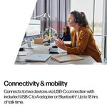 HP Poly Voyager Focus 2 Microsoft Teams Certified USB-C-C Headset +USB-C/A Adapter +Charging Stand