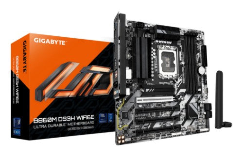 GIGABYTE B860M DS3H WIFI6E (Rev. 2.2) Intel B860 LGA 1851 (Socket V1) micro ATX