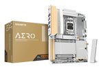 GIGABYTE X870E AERO X3D WOOD Motherboard - Supports AMD Ryzen 9000 CPUs, 16+2+2 Phases Digital VRM, up to 9000Hz DDR5 (OC), 2xPCIe 5.0 + 2xPCIe 4.0, Wi-Fi 7, 5GbE LAN, USB 4