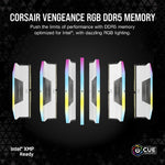 Corsair Vengeance RGB CMH32GX5M2E6000Z36W memory module 32 GB 2 x 16 GB DDR5