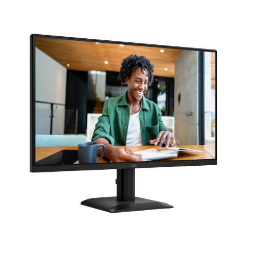 AOC 24E40L 24 IPS 1920x1080 VGA HDMI DP 144Hz monitor 5yr computer monitor 60.5 cm (23.8") 1920 x 1080 pixels Black
